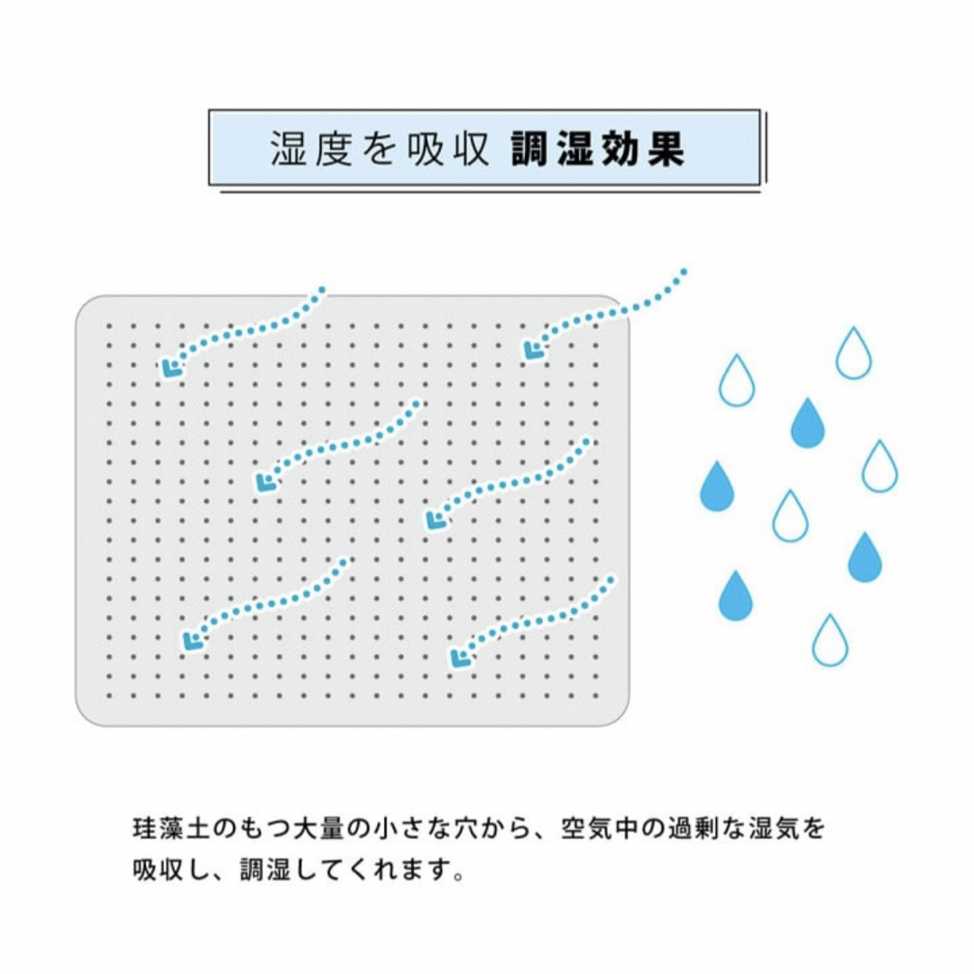 バスマット 大判 速乾 珪藻土バスマット マット 足拭きマット インテリア/住まい/日用品のラグ/カーペット/マット(バスマット)の商品写真