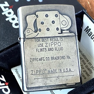 ジッポー(ZIPPO)の新品 Zippo インサイドユニット メタルプレート貼り オールド加工 ジッポー(タバコグッズ)