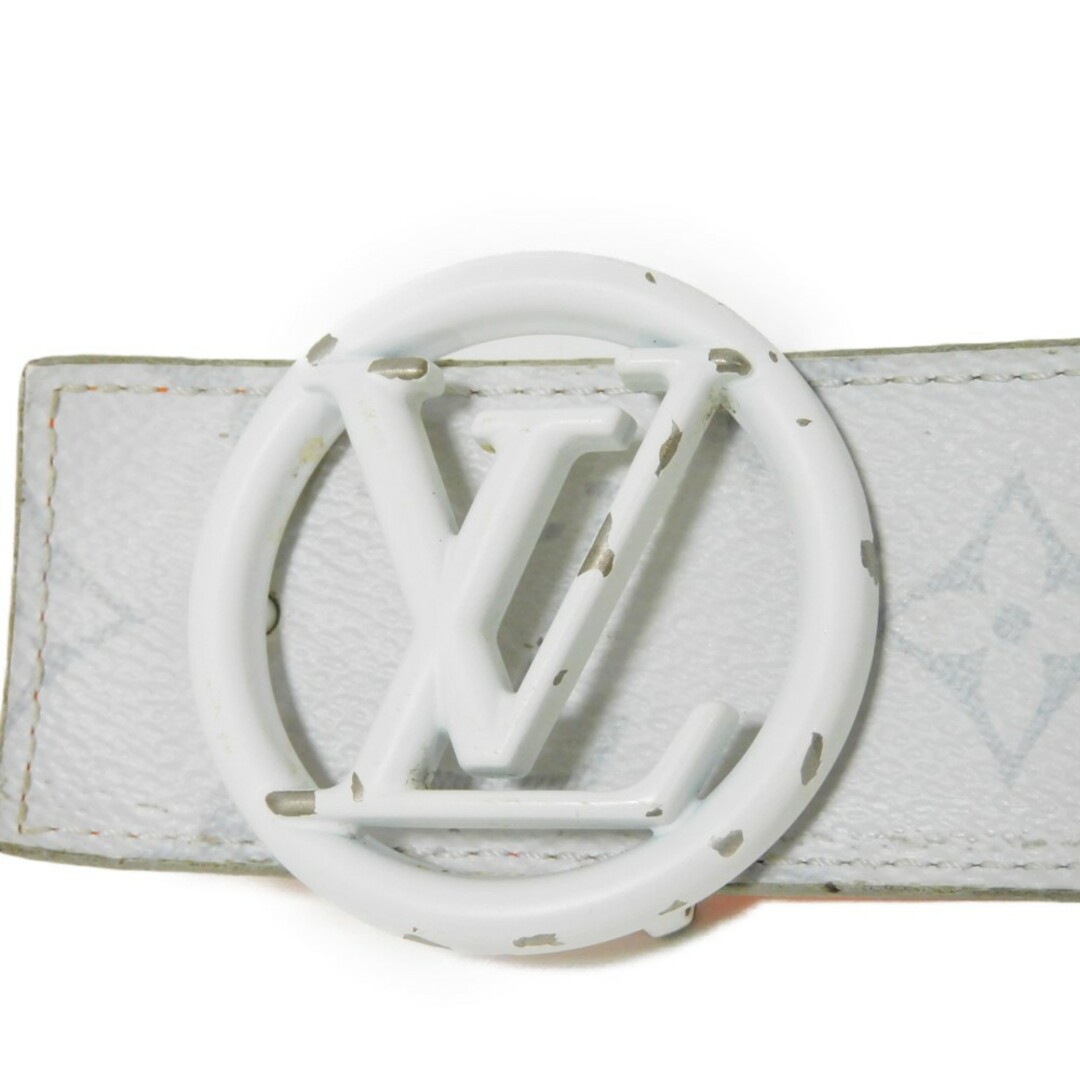 LOUIS VUITTON(ルイヴィトン)のLOUIS VUITTON ルイ・ヴィトン サンチュール LVサークル 40MM リバーシブル 100/40 ブロン オレンジ モノグラム ホワイト アンタークティカ ベルト M0169 メンズのファッション小物(ベルト)の商品写真