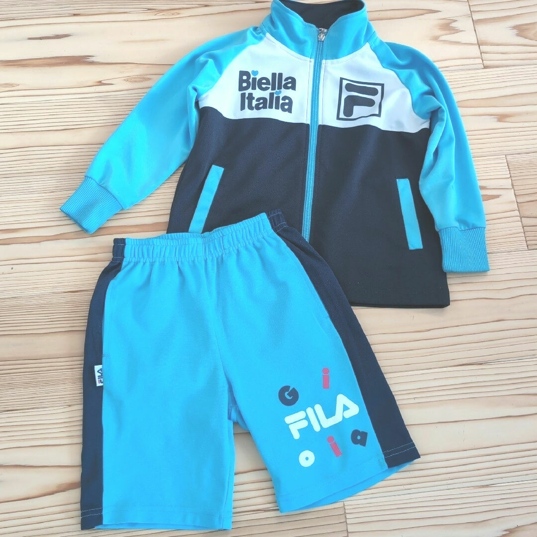 FILA(フィラ)の女の子 ジャージ 上下 110 フィラ キッズ/ベビー/マタニティのキッズ服女の子用(90cm~)(その他)の商品写真