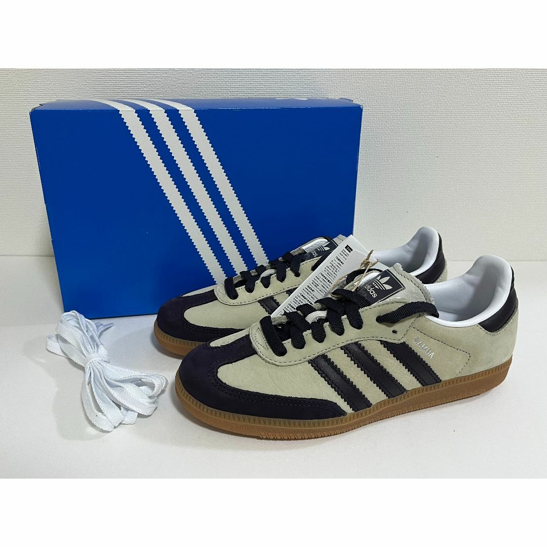 adidas(アディダス)の【新品】24cm adidas SAMBA OG サンバ グレー/ブラック レディースの靴/シューズ(スニーカー)の商品写真