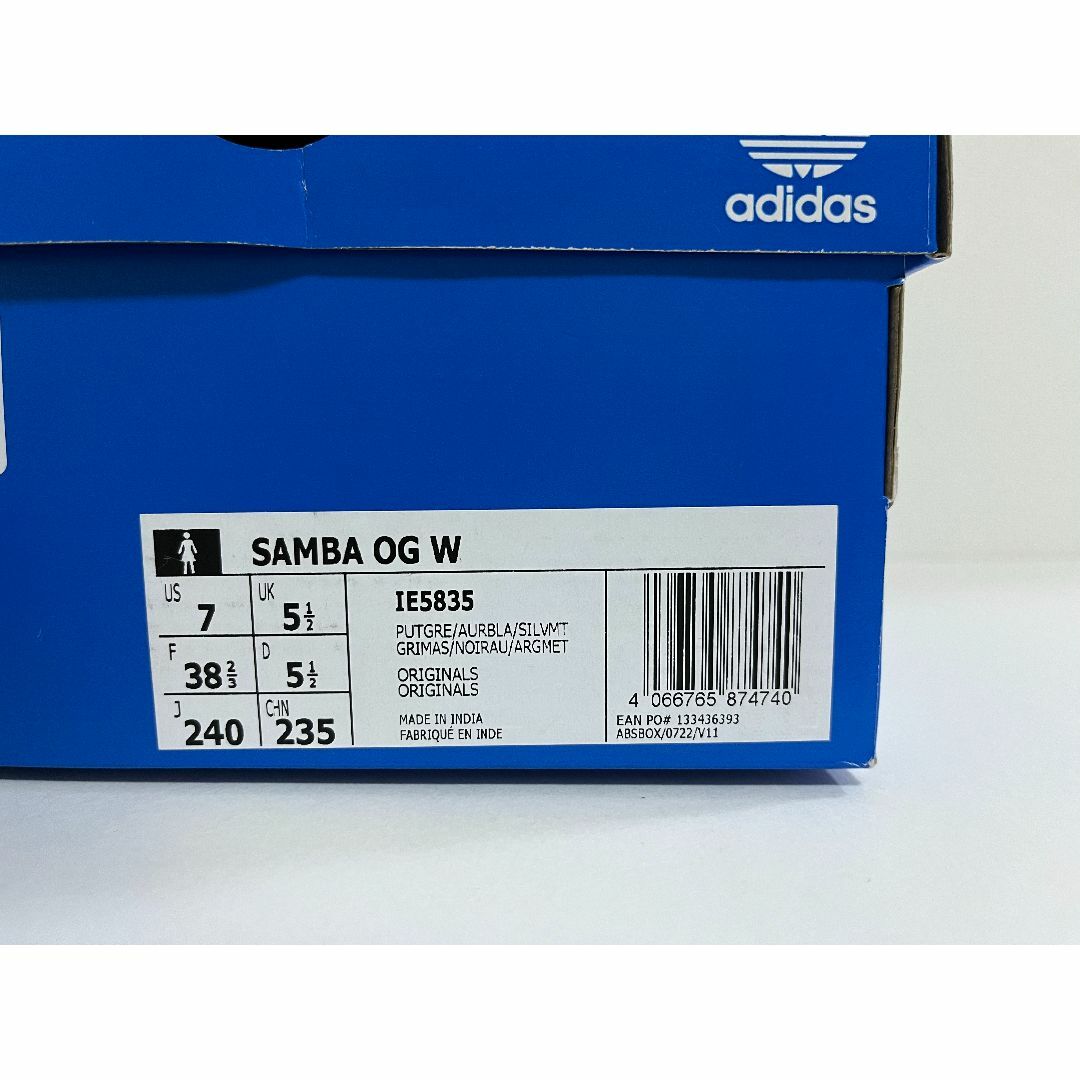 adidas(アディダス)の【新品】24cm adidas SAMBA OG サンバ グレー/ブラック レディースの靴/シューズ(スニーカー)の商品写真