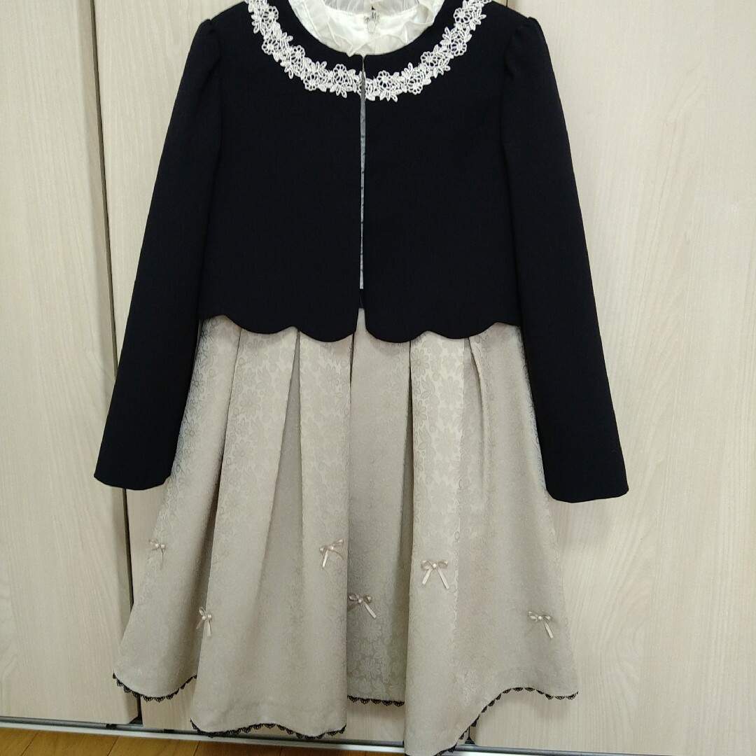 BEAMS DESIGN(ビームスデザイン)のBEAMS DESIGN フォーマルワンピース 入学式 女の子 130 キッズ/ベビー/マタニティのキッズ服女の子用(90cm~)(ドレス/フォーマル)の商品写真