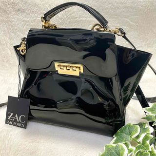 ザックポーゼン(Zac Posen)の未使用 Zac Posen ザックポーゼン エナメル サッチェル 3wayバッグ(リュック/バックパック)