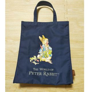 PETER RABBIT（TM） - ピーターラビット マチありバッグ ネイビー 未使用