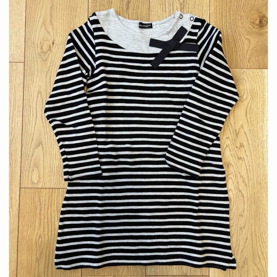 BeBe(ベベ)の130 女の子　トップスワンピース　４着 キッズ/ベビー/マタニティのキッズ服女の子用(90cm~)(Tシャツ/カットソー)の商品写真