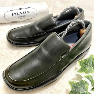 PRADA - 収納袋付 PRADA プラダスポーツ レザー スリッポン 36