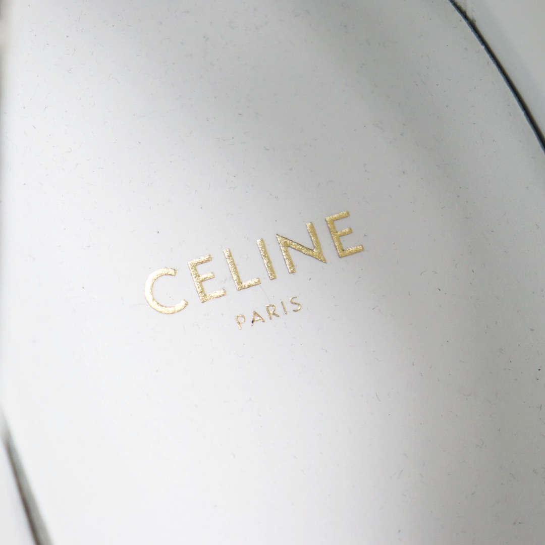 celine(セリーヌ)の極美品 CELINE セリーヌ 190010913 ELLIOT エリオット キャンバス 総柄 レースアップ キャンバス ローカットスニーカー ブラック ホワイト 40 箱・保存袋付き イタリア製 メンズ メンズの靴/シューズ(スニーカー)の商品写真