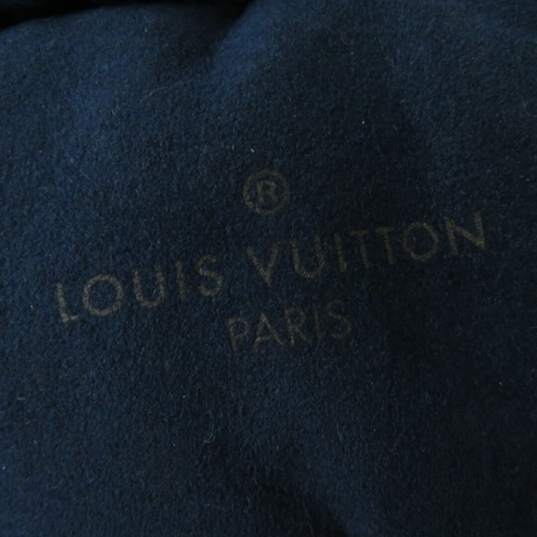 LOUIS VUITTON(ルイヴィトン)の極美品 LOUIS VUITTON ルイヴィトン ドリーミーライン LVロゴ ミンクファー スリッパ／ ルームシューズ ネイビー 38 箱・保存袋付き レディース 定価258,400円 レディースの靴/シューズ(その他)の商品写真