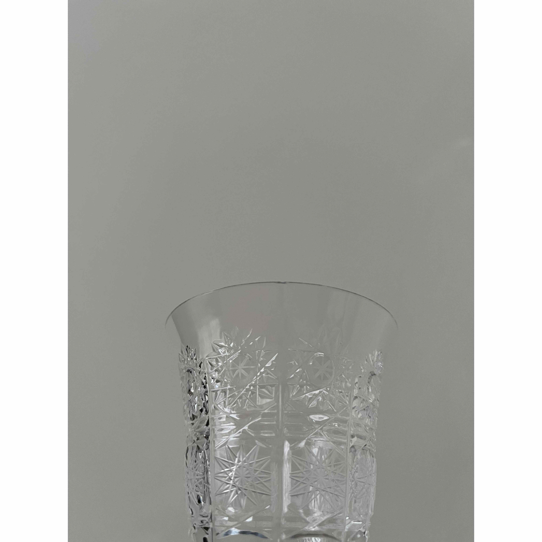 BOHEMIA Cristal(ボヘミア クリスタル)のボヘミア　ワイングラス　2つ インテリア/住まい/日用品のキッチン/食器(グラス/カップ)の商品写真