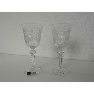 ボヘミア クリスタル(BOHEMIA Cristal)のボヘミア　ワイングラス　2つ(グラス/カップ)