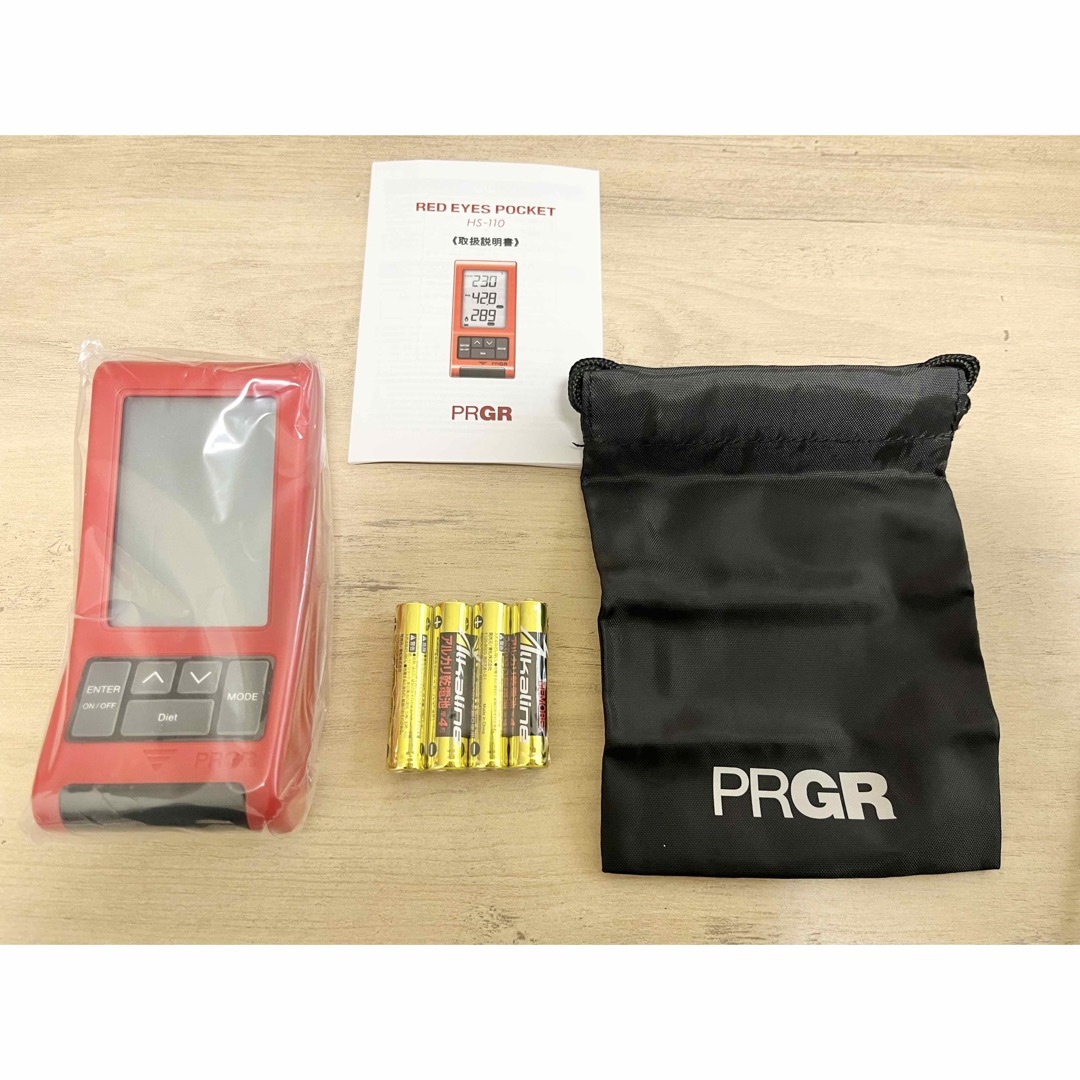 PRGR(プロギア)のプロギア red eyes pocket hs-110 ヘッドスピード測定器 スポーツ/アウトドアのゴルフ(その他)の商品写真