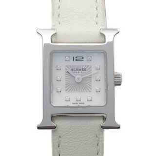 エルメス(Hermes)のエルメス Hウォッチミニ 11Pダイヤ 腕時計(腕時計)