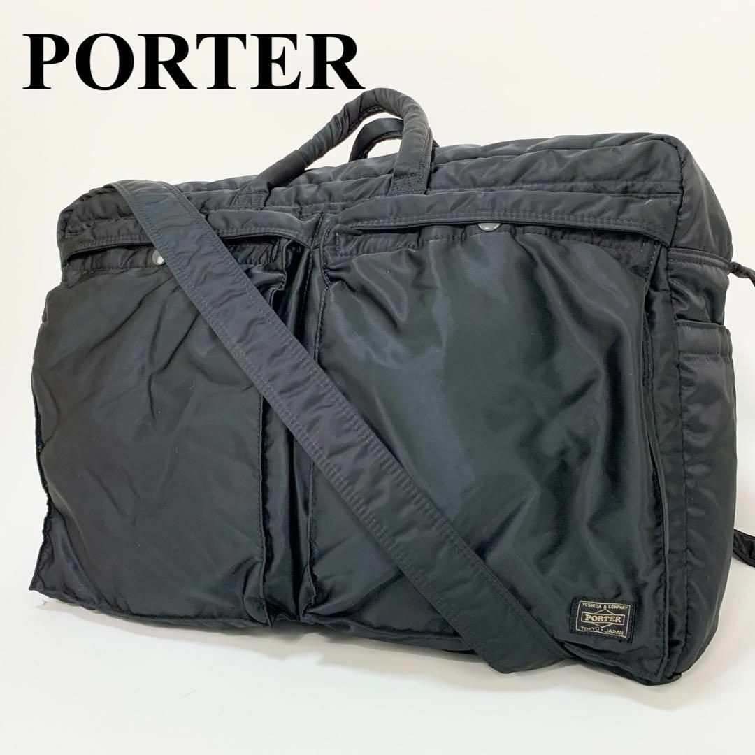 PORTER(ポーター)の②ポーター　ボストンバッグ タンカー 2waý　ブラック　大容量　旅行　出張 メンズのバッグ(ボストンバッグ)の商品写真