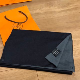 Hermes - 超美品 エルメス Hデダル マフラー ストール カシシル メンズ