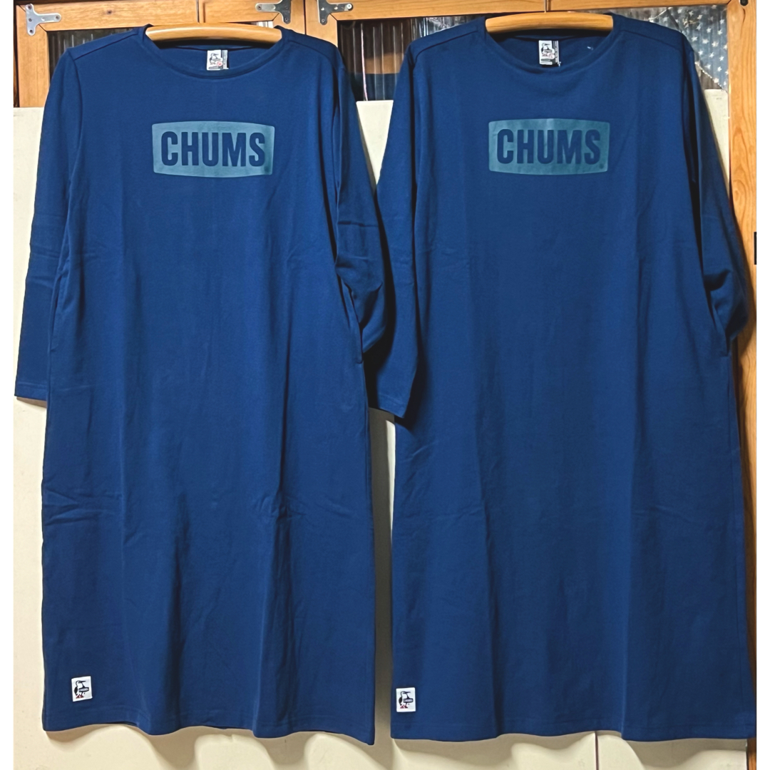 CHUMS(チャムス)の新品　CHUMS Logo Burushed ワンピース　チャムス  nal レディースのワンピース(ひざ丈ワンピース)の商品写真