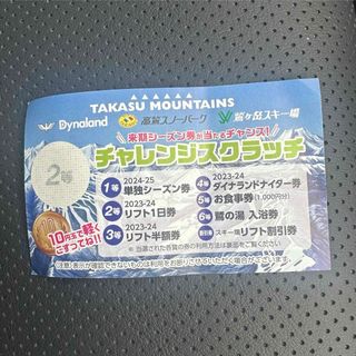 ダイナランド　高鷲スノーパーク　鷲ヶ岳スキー場　リフト券(ウィンタースポーツ)