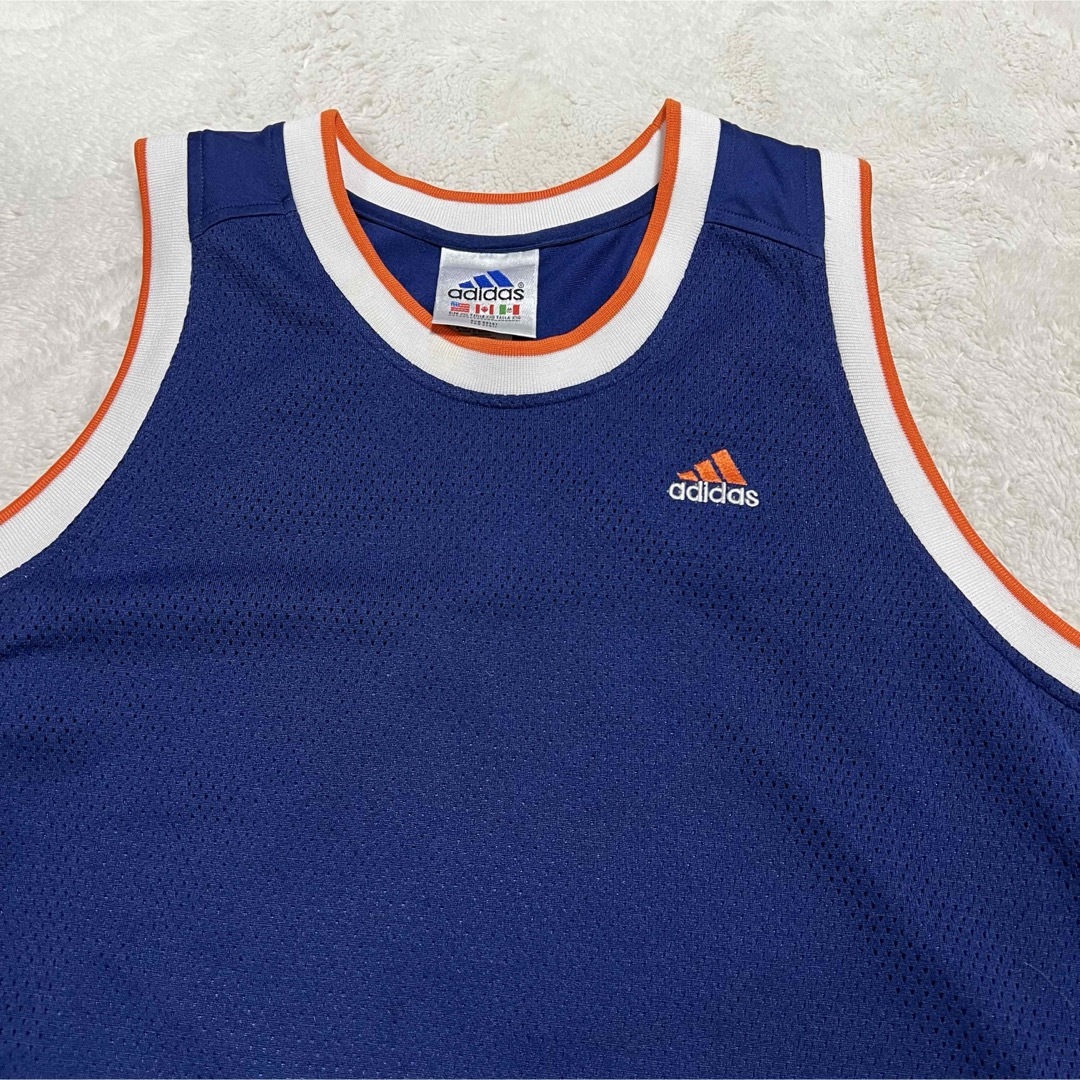 adidas(アディダス)の90s adidas アディダス  ゲームシャツ   メッシュ　メンズ XXL  メンズのトップス(タンクトップ)の商品写真