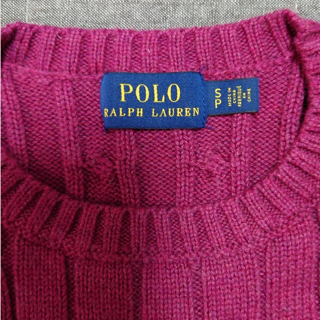 POLO RALPH LAUREN(ポロラルフローレン)のポロラルフローレン　POLO RALPH LAUREN　セーター　ケーブルニット レディースのトップス(ニット/セーター)の商品写真