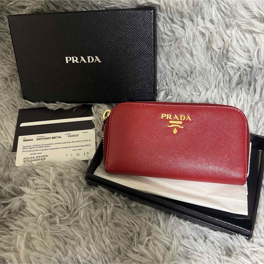 PRADA プラダ サフィアーノ 6連キーケース - 小物 PRADA プラダ サフィアーノ 6連キーケース - 小物