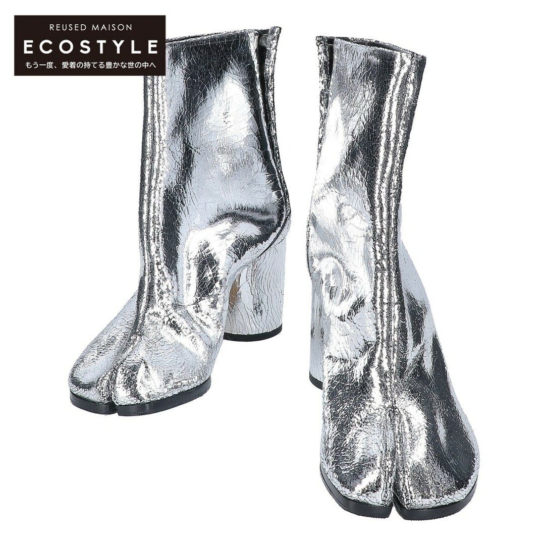Maison Margiela ブロークンミラー 足袋バレエ 清々し シルバー 36 Maison Margiela ブロークンミラー 足袋バレエ 清々し シルバー 36