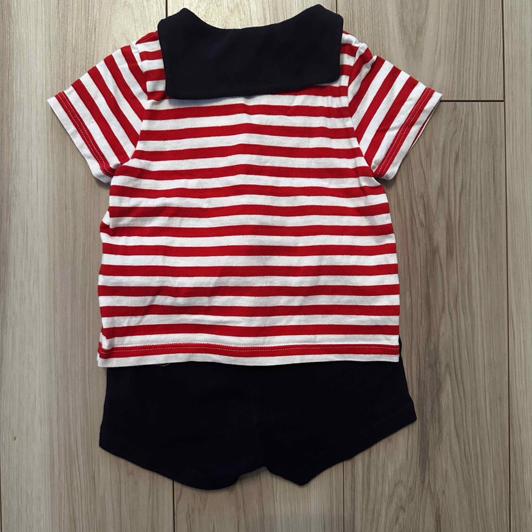 PETIT BATEAU(プチバトー)のプチバトー　ロンパース　まとめ　12m 74cm 男の子　女の子　70 80 キッズ/ベビー/マタニティのベビー服(~85cm)(ロンパース)の商品写真