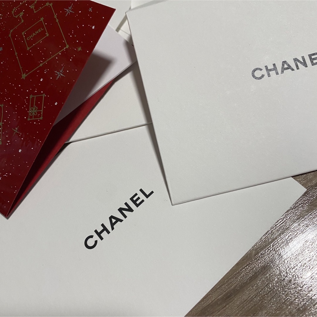 CHANEL(シャネル)のCHANEL シャネル メッセージカード 封筒 2種セット エンタメ/ホビーのコレクション(ノベルティグッズ)の商品写真