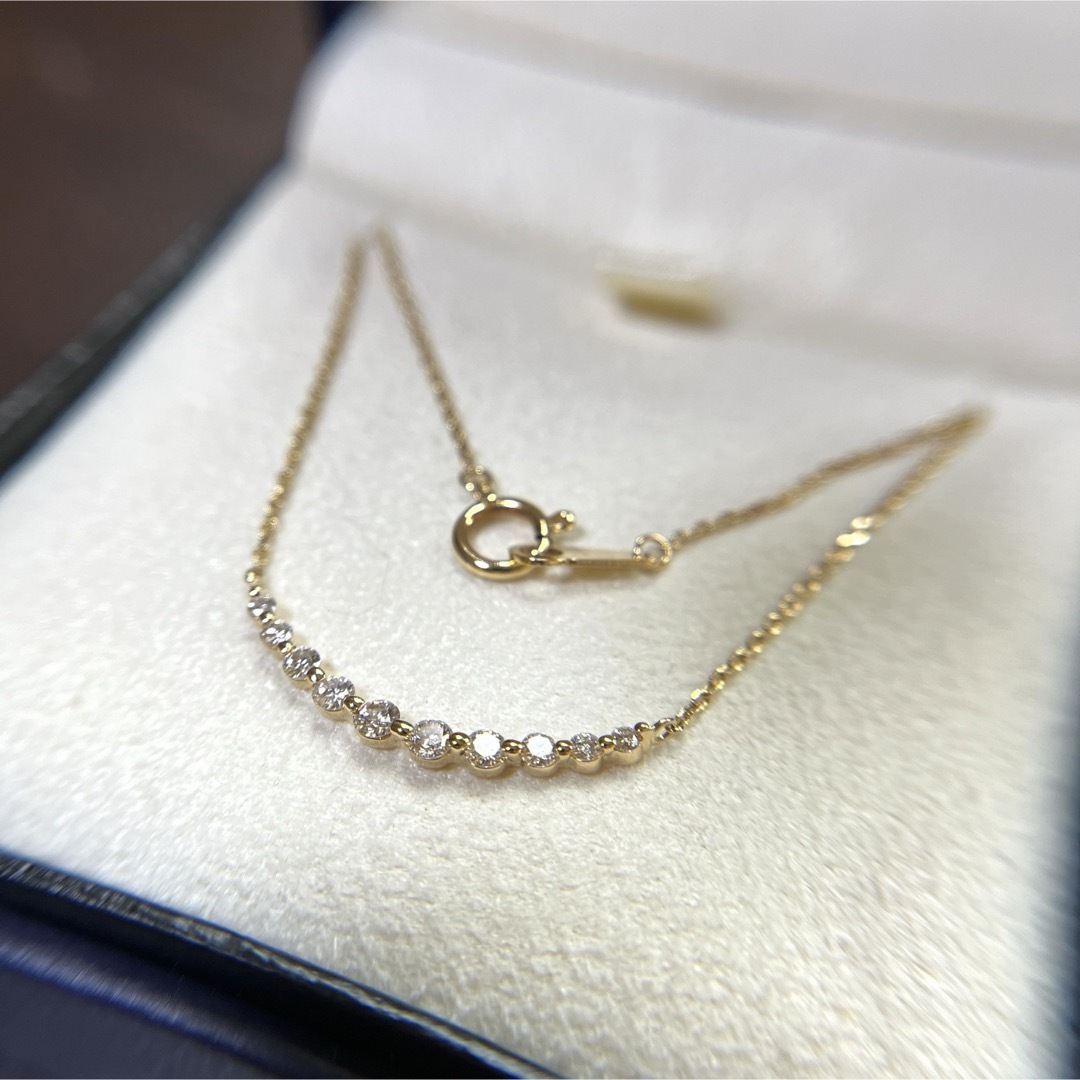 Vendome Aoyama(ヴァンドームアオヤマ)のVendome Aoyama リュール　ネックレス　K18YG 0.3ct レディースのアクセサリー(ネックレス)の商品写真