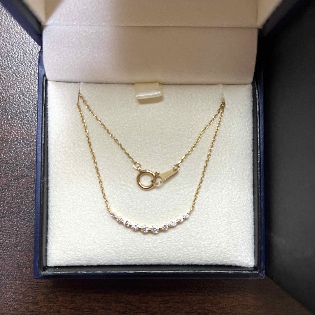 Vendome Aoyama(ヴァンドームアオヤマ)のVendome Aoyama リュール　ネックレス　K18YG 0.3ct レディースのアクセサリー(ネックレス)の商品写真