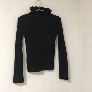 ザラ(ZARA)のZARA ザラ　レディース　USA Sサイズ　ブラック(ニット/セーター)