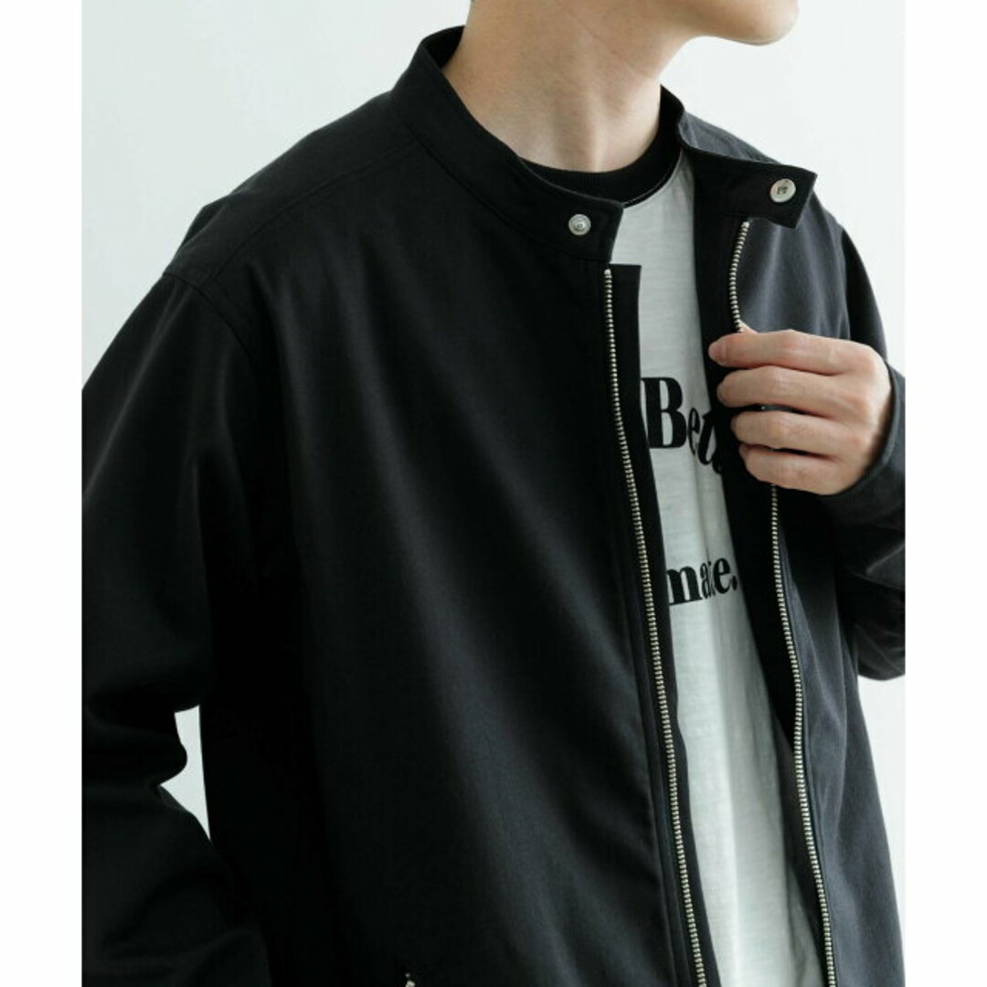 URBAN RESEARCH ITEMS(アーバンリサーチアイテムズ)の【BLK】【M】TCストレッチ シングルライダースジャケット メンズのジャケット/アウター(ライダースジャケット)の商品写真