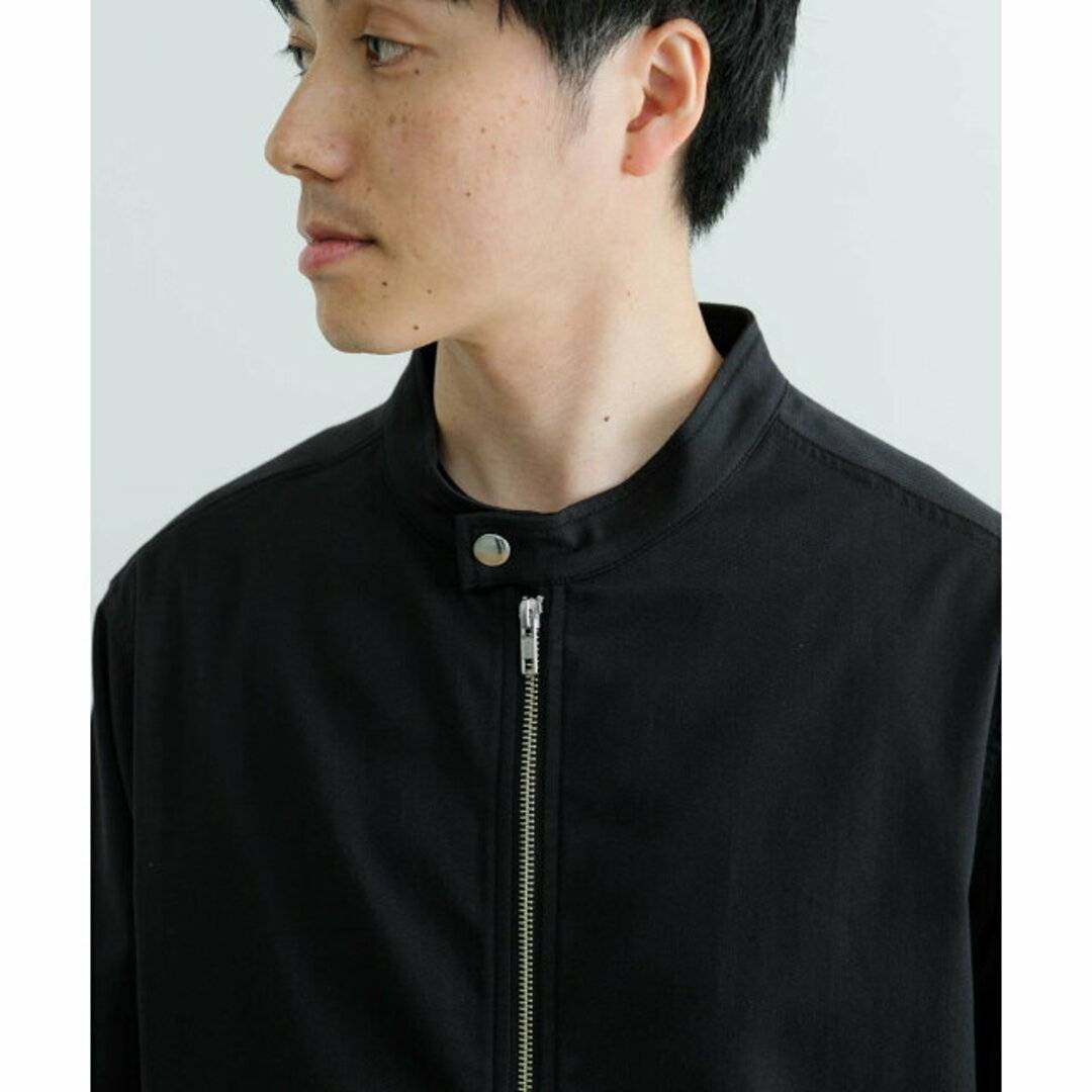 URBAN RESEARCH ITEMS(アーバンリサーチアイテムズ)の【BLK】【M】TCストレッチ シングルライダースジャケット メンズのジャケット/アウター(ライダースジャケット)の商品写真