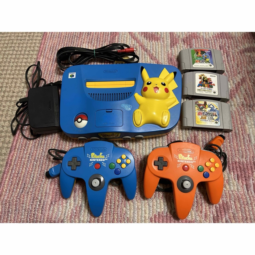 ニンテンドー64 ピカチュウ カセット セット - ゲームソフト/ゲーム機本体 ニンテンドー64 ピカチュウ カセット セット - ゲームソフト/ゲーム機本体