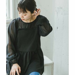 アーバンリサーチアイテムズ(URBAN RESEARCH ITEMS)の【BLK】ビスチェドッキングプルオーバー(シャツ/ブラウス(長袖/七分))