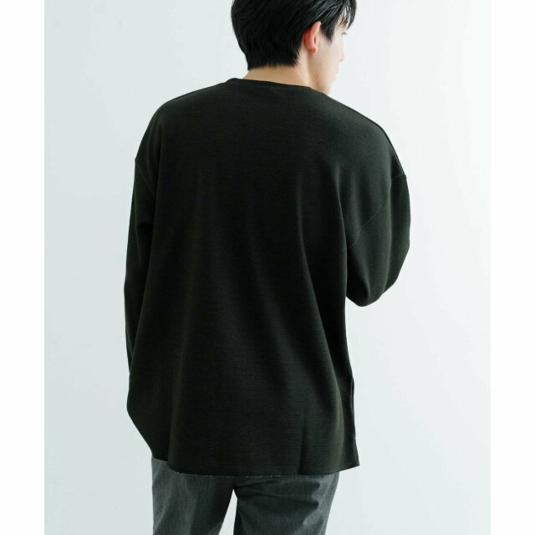 URBAN RESEARCH ITEMS(アーバンリサーチアイテムズ)の【BLK】裏配色カノコ ロングスリーブ カットソー メンズのトップス(Tシャツ/カットソー(半袖/袖なし))の商品写真