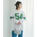 【WHT】Champion LONG-SLEEVE FOOTBALL T-SHI