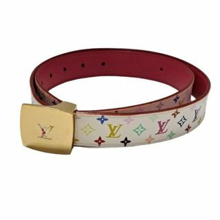 ヴィトン(LOUIS VUITTON) ベルト(レディース)（ピンク/桃色系）の通販 