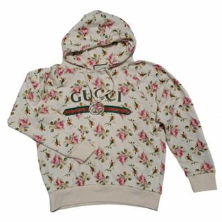 グッチ(Gucci)のグッチ パーカー XS 花柄 長袖 ロゴ メンズ レディース コットン(パーカー)