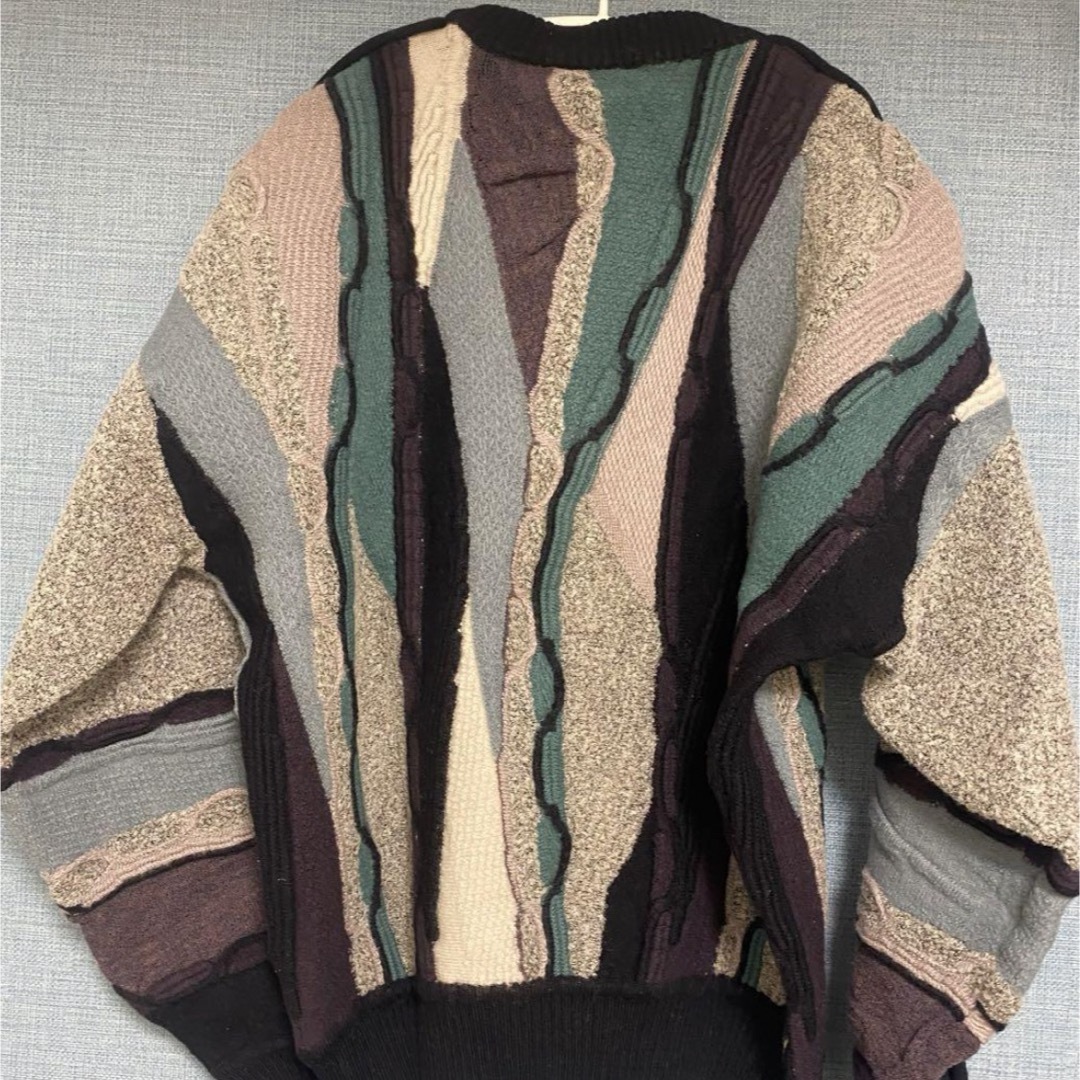 COOGI(クージー)のUSA製 90s St.Croix vintage COOGI風 3Dニット メンズのトップス(ニット/セーター)の商品写真