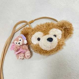 ディズニー(Disney)の【美品】ダッフィーコインケース シェリーメイキーホルダー セット売り(コインケース)