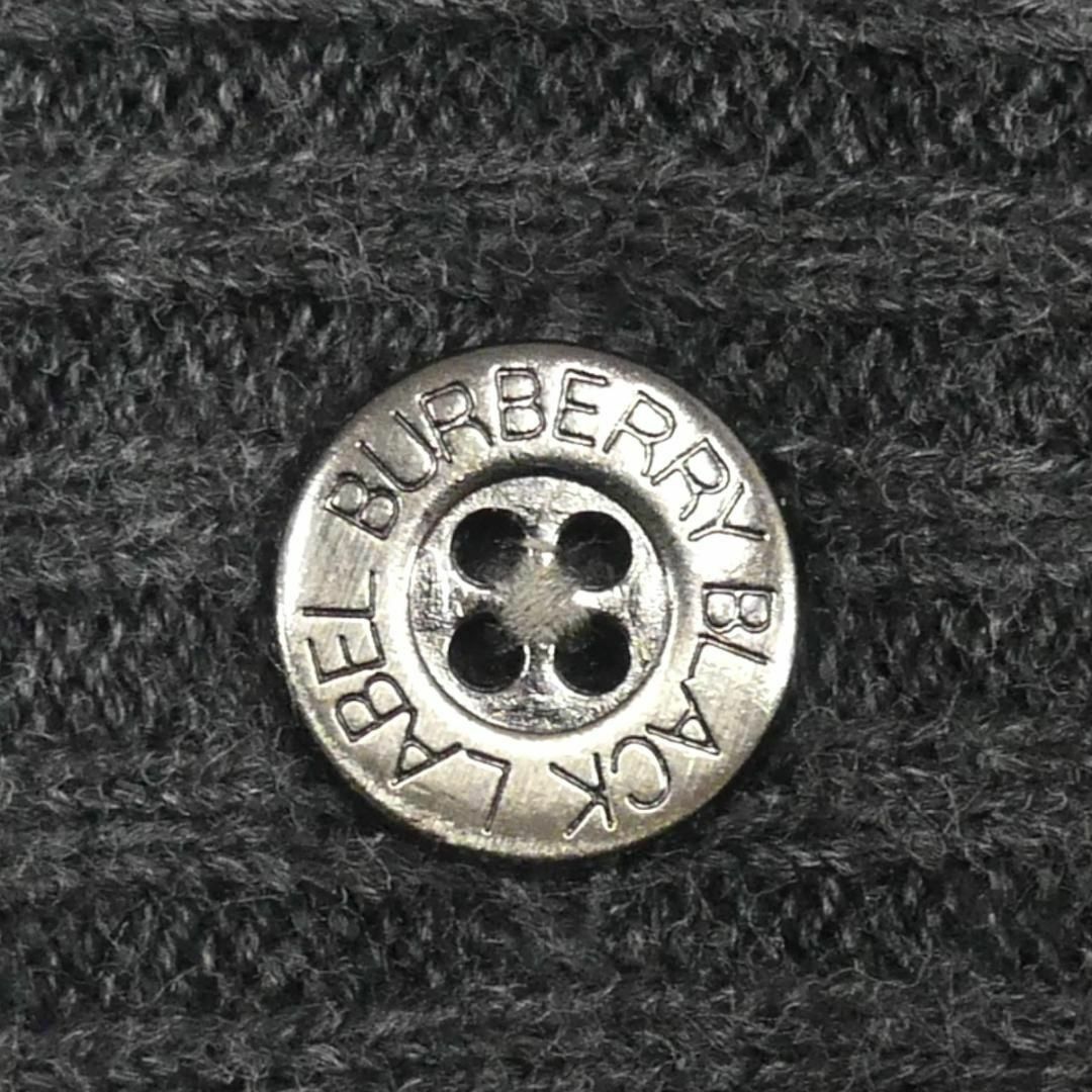 BURBERRY BLACK LABEL(バーバリーブラックレーベル)の廃盤 バーバリーブラックレーベル セーター ニット L ウール グレーTJ859 メンズのトップス(ニット/セーター)の商品写真