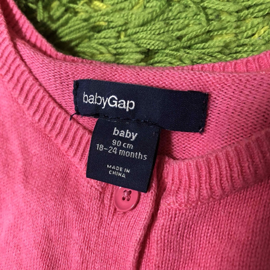 GAP(ギャップ)のGAP 90㎝ キッズ/ベビー/マタニティのキッズ服女の子用(90cm~)(カーディガン)の商品写真