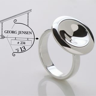 ジョージジェンセン(Georg Jensen)の極美品 ジョージ ジェンセン ヴィンテージ 234 リング 925 13号(リング(指輪))