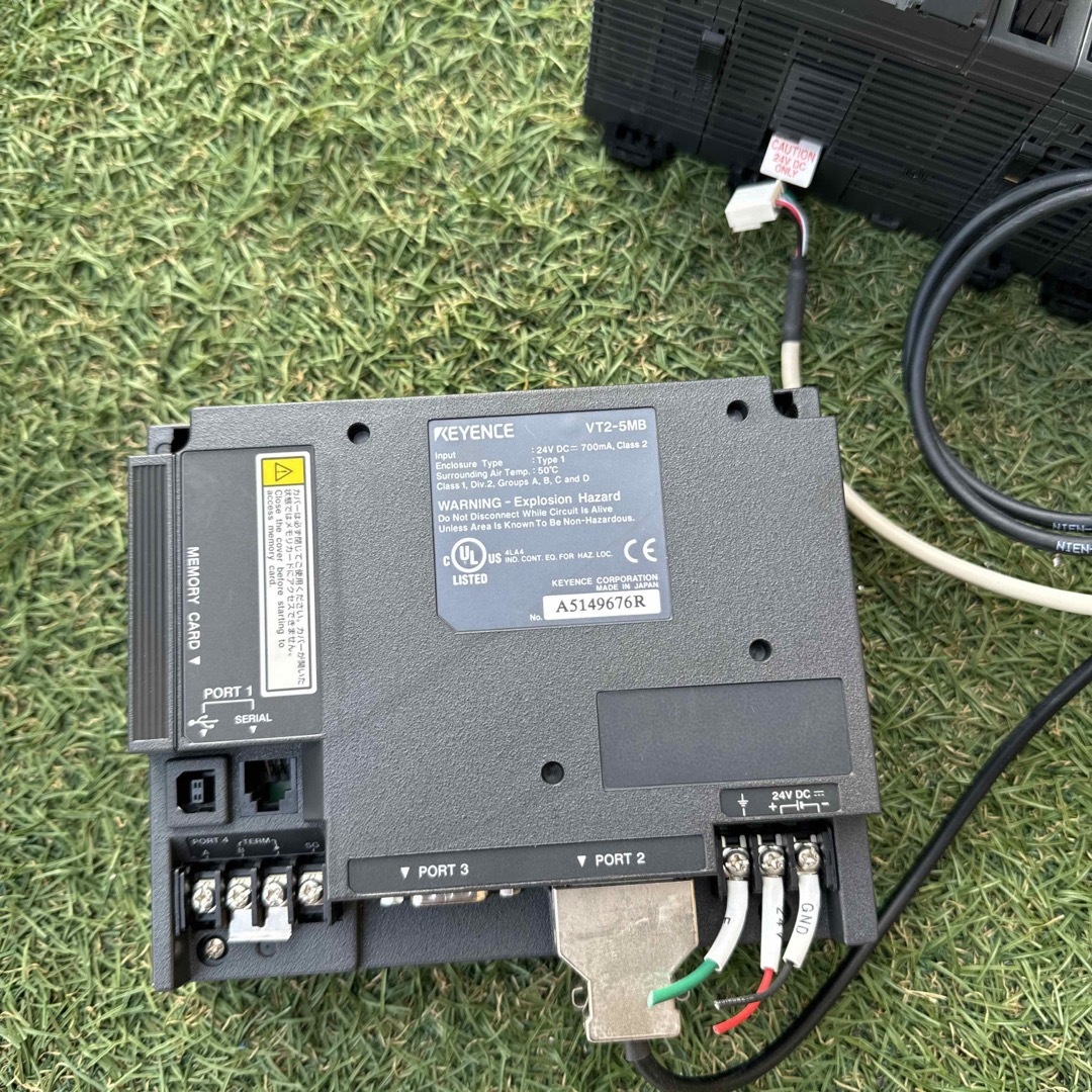 キーエンス PLC シーケンサー タッチパネル KV-1000 VT2-5MB キーエンス PLC シーケンサー タッチパネル KV-1000 VT2-5MB