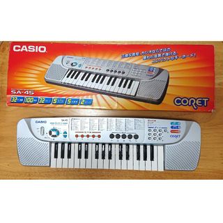 カシオ(CASIO)のCASIO  電子キーボード  SA-45   単３電池  5本使用(キーボード/シンセサイザー)