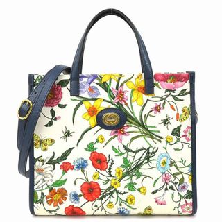 グッチ(Gucci)のグッチ GUCCI ハンドバッグ 斜め掛けショルダーバッグ フローラ キャンバス マルチカラー レディース 550141 送料無料【中古】 99610f(ハンドバッグ)