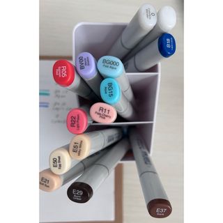 コピック(COPIC)のコピックスケッチ12色+0番+空ペン+マルチライナー3本(カラーペン/コピック)