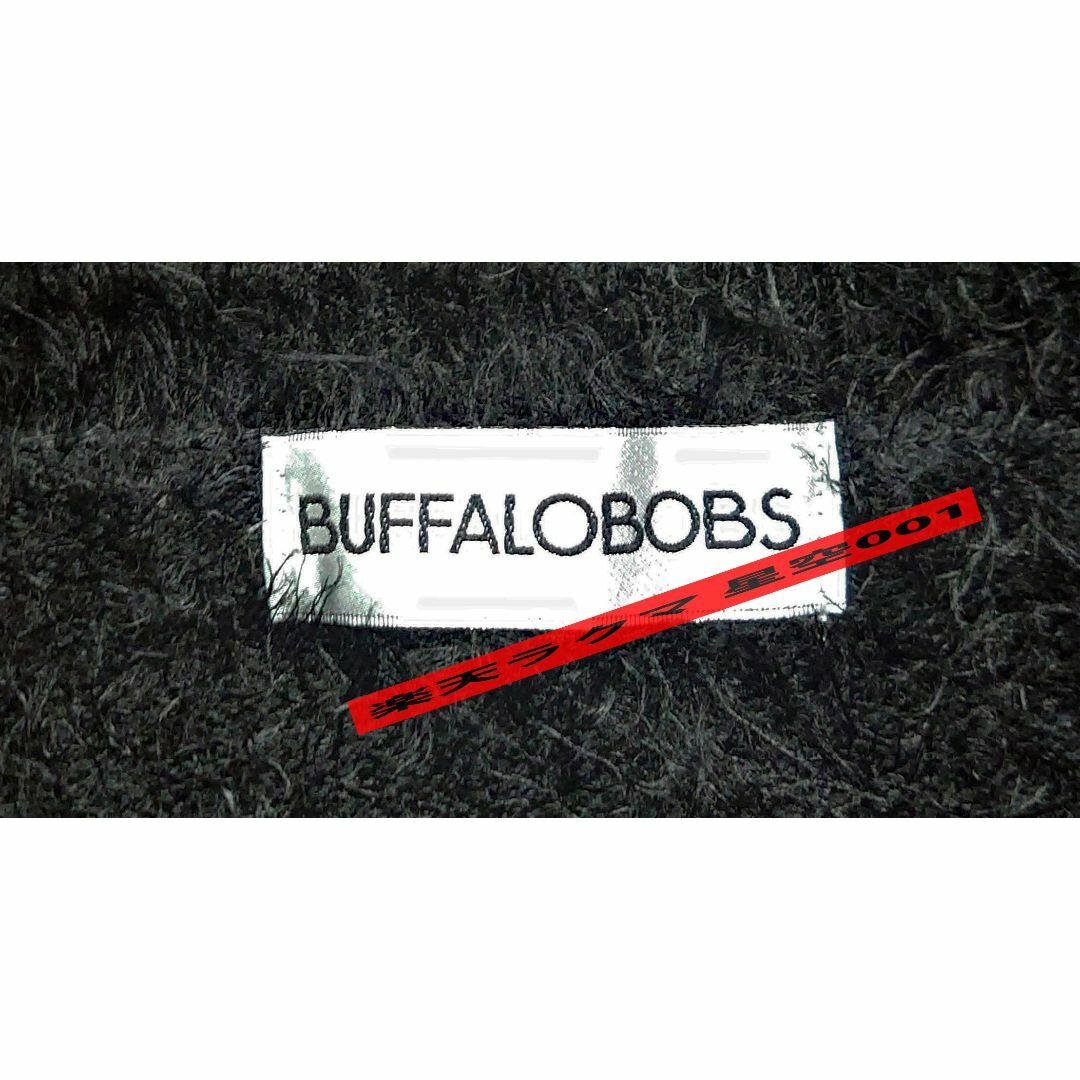 BUFFALO BOBS(バッファローボブス)の美品 BUFFALO BOBS 赤 フェザーニット バッファローボブズ 千鳥格子 メンズのトップス(ニット/セーター)の商品写真