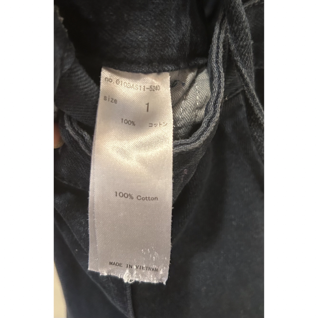 moussy(マウジー)のmoussy BACK TIE DENIM JUNPSUIT レディースのパンツ(サロペット/オーバーオール)の商品写真