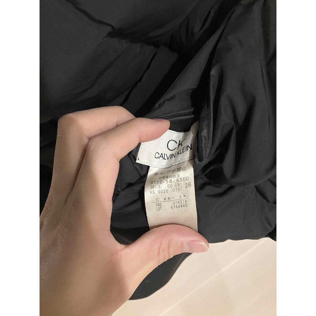 Calvin Klein(カルバンクライン)の【美品】カルバンクライン　ダウンジャケット　Sサイズ　36 メンズのジャケット/アウター(ダウンジャケット)の商品写真